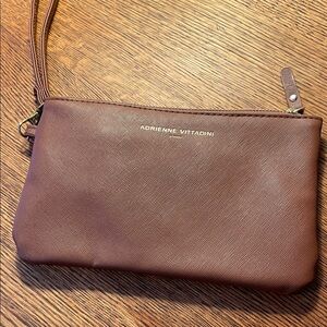 Adrienne Vittadini Tan Wristlet